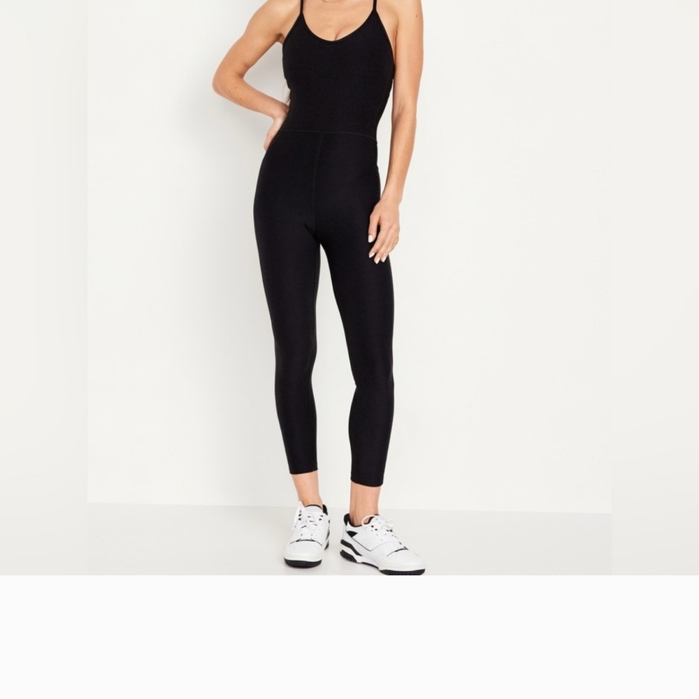 Old Navy Cloud+ Women's Black Jumpsuit Plus Size